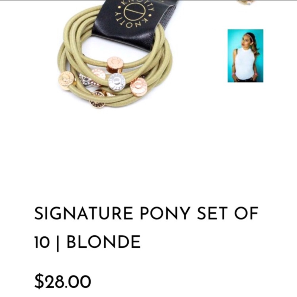 NWT Anthro Signature Pony Set from Notty-Blonde - Picture 3 of 4